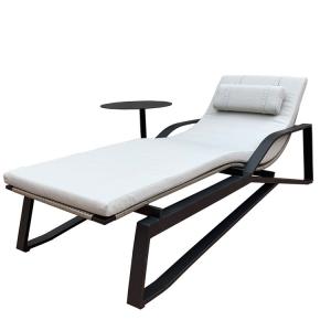 Quality 195cm Length White Plastic Sun Lounger wholesale