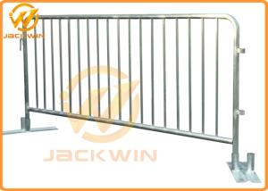 Quality Heavy Duty 2M Flat Foot Galvanized Steel Temporary Barrier Fence For Crowd Control wholesale