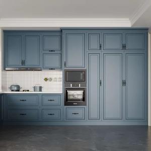 Quality Melamine Solid Wood Laminate Kitchen Cabinets Door Profiles wholesale