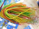 Fishing kayaks boats 3m wire coil lanyard for rod tackle leash spiral cord