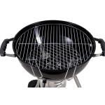 Outdoor Barbecue 18 inch Deluxe Kettle Charcoal Grill with Portable Charcoal