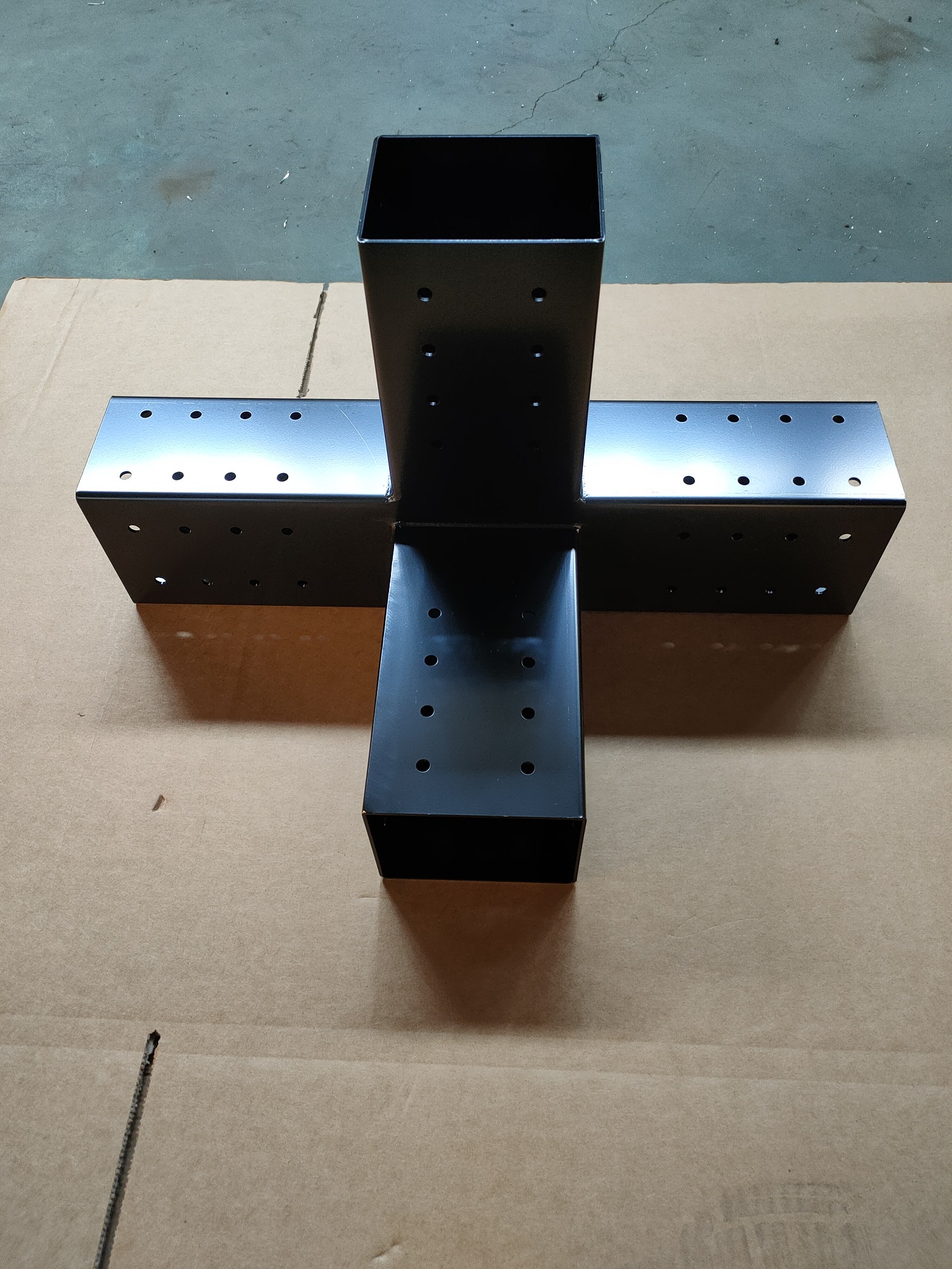 3.5*3.5 4*4 or 6*6 Post Repair Bracket Silver Galvanized Metal Base for Pergola Posts