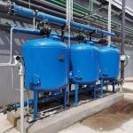 Food Beverage Industry Filtration System 10000l/H Quartz Sand / Manganese Filter