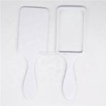 Custom Coated Sublimation Hair Brush Blank Plastic Hair Massage Comb