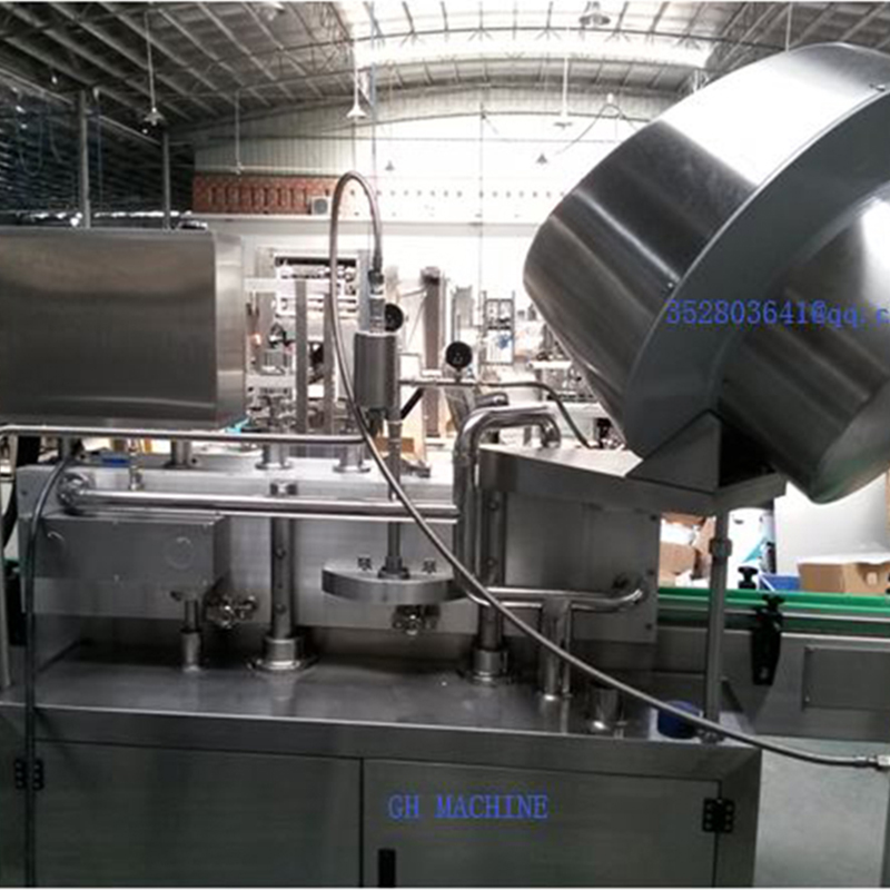 Video Inspection Provided Automatic Steam Type Vacuum Capping Machine for Glass Bottles