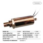 Long Stroke 8.5W 10mm Tubular Solenoid
