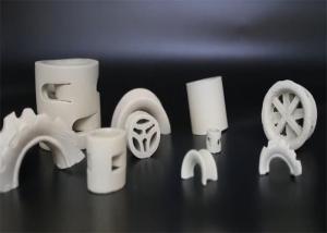 Quality Thickness 4mm Ceramic Intalox Saddles 1 Inch Low Temperature Resistance wholesale