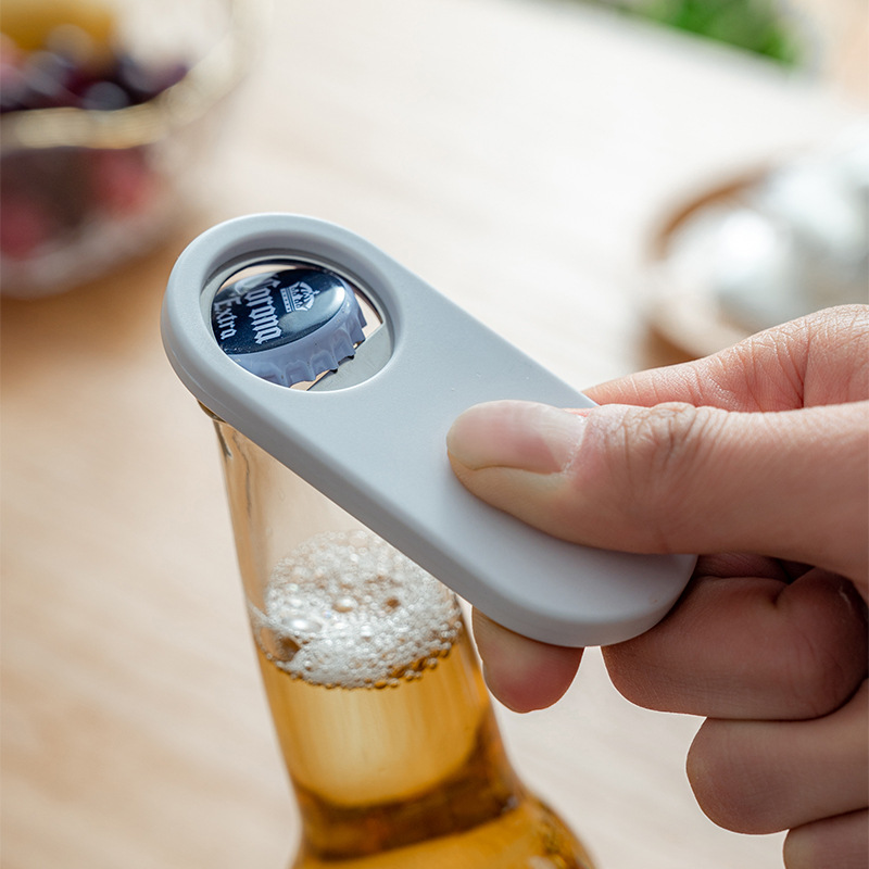 Customizable Logo Magnetic Stainless Steel Can Bottle Opener for Smooth Operation in Kitchen