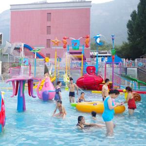 Quality Customized Spray Park Equipment Family Interactive Water Slide Anti UV wholesale