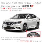 Alloy 2015-2019 Nissan Sentra Wheels OEM Rim 62758 62730