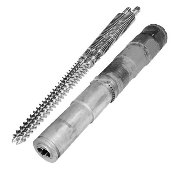 Alloy Wear Resistant 92/188 Conical Extrusion Double Screw And Barrel /