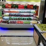 Supermarket Refrigeration Open Display Fridge Semi Height And Island Open