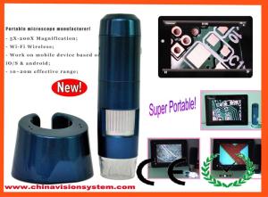 Quality Inernal Battery 5-200X Wifi Wireless Portable Digital Microscope wholesale
