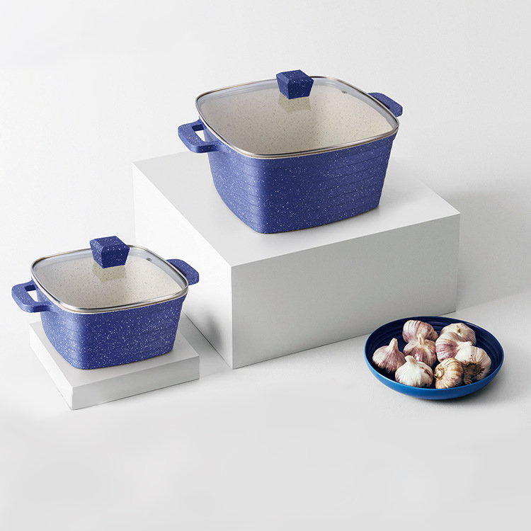 High Quality Aluminum Non Stick Cooking Pot And Pans Set Kitchen Soup Pot Stock Pot Set Cookware Sets