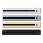Universal Multi Smart Office Desk Electric Power Track System with White Outlet