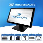 220 Cd/M2 18.5'' Touch Screen POS System For Retail Restaurant Supermacket