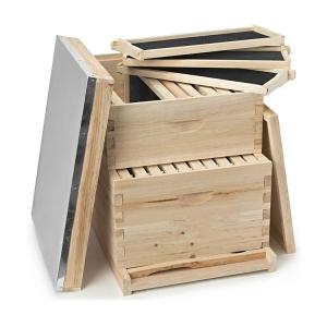 Quality Langstroth Unassembled Honey Bee Hive Box Kit Wooden Beekeeping Equipment wholesale