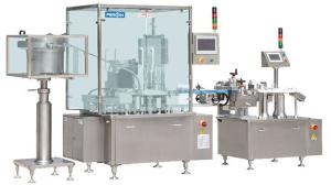 Quality IVD Double Head 3ml Sterile Vial Filling Machine PLC Control wholesale