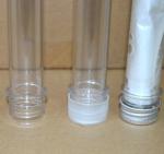 45ml Plastic Transparent Test Tubes Wth Caps for Mask cosmetics