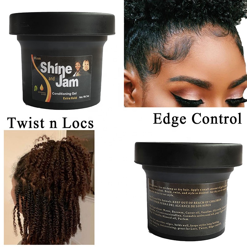 200ml Private Label Twist Loc Tresse Gel for Conditioning and Extra Hold Fast Drying