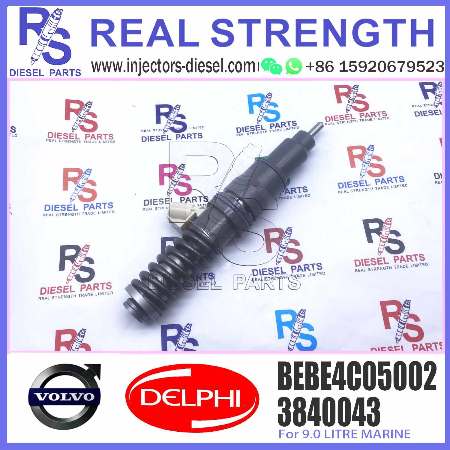 injector common rail injector 889498 BEBE4C05001 BEBE4C05002 For 9.0 LITRE MARINE