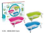 27 " Foldable Baby Bathtub Newborn Toys Green Pink Blue Gift 0 Month