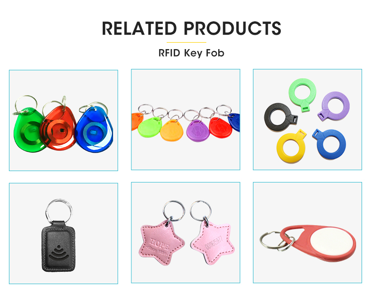 ABS Leather Writable 125khz RFID Tag , EM4305 RFID Tag With Chip