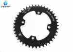42 Tooth Mountain Bike Chainring With Black / Red Aluminum Alloy