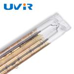 Plastic Welding Gold Plated Infrared Heating Tube Double Element