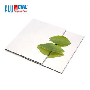 Quality ACP Aluminium Mirror Aluminum Composite Panel 4mm 1220mm AA5005 wholesale