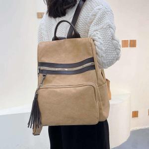 Quality Waterproof Computer Laptop 2way Backpack for Girls Bange Bag Custom PU Leather wholesale