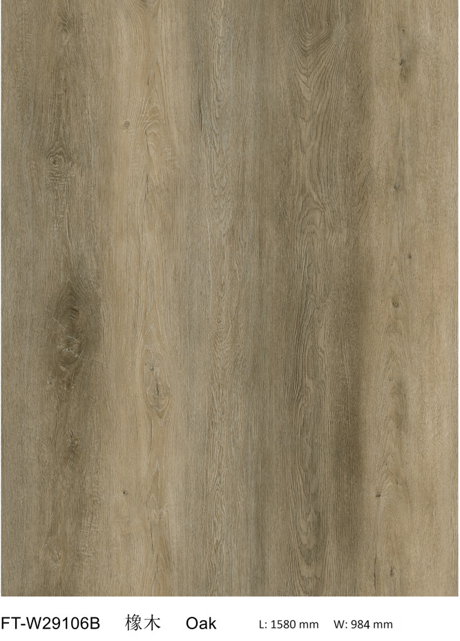 5mm 6mm Brown Herringbone SPC Anti Slip Click GKBM FT-W29106A-3 FT-W29106B-3