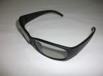Cinema Use Plastic Circular 3D Polarized Glasses Sunglasses CE FCC RoHS