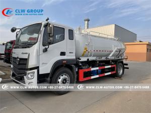 Quality Foton 8000 Liters Vacuum Suction Septic Tank Truck wholesale
