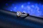 Luxury Princess Heart Shape Ring Cubic Zircon Wedding Rings for Women New Design