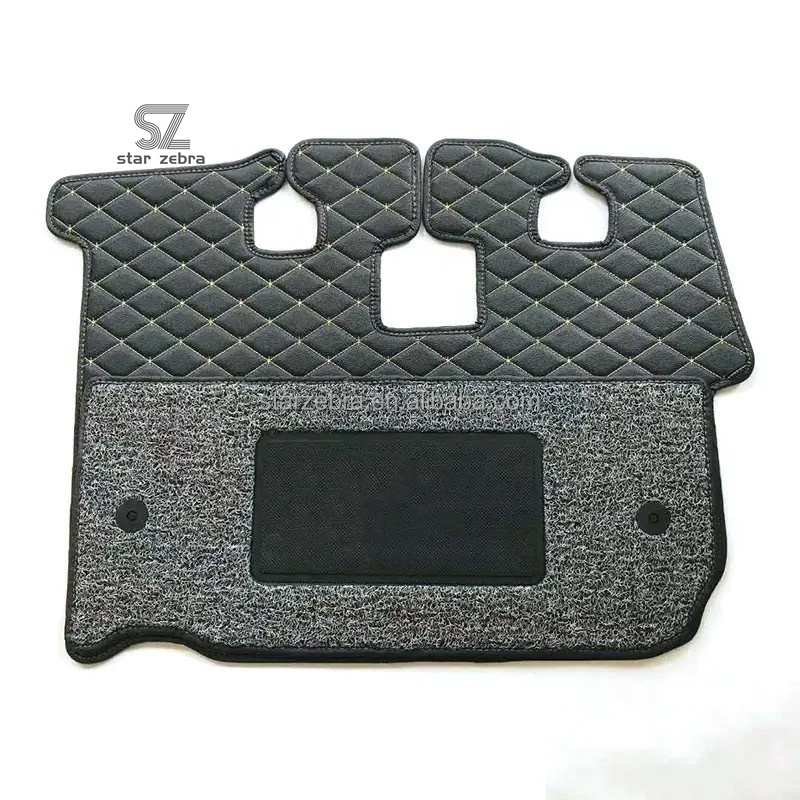 High Guarantee Black / Red Model E320V1V2 Excavator Indoor Cab Foot Mat Cabin Floor Mats