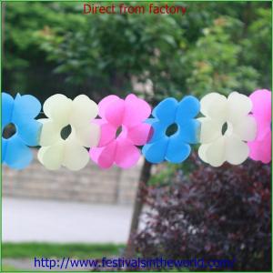 Quality printing paper flowers garland decoratio wholesale