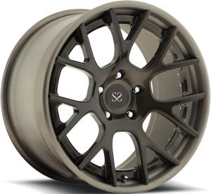 Quality 20inch Rims Gloss Black Customized 2-PC Forged Alloy Rims With 5x120 For BMW M4/ SAE J2530 Alloy Wheels wholesale