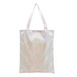 Colorful Glittery Sublimation Shopping Bag Storage Bag With Double-Sided