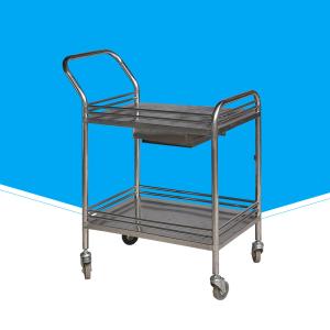 Quality Metal / Electrolytic Plate Hospital Trolley Durable For Surgical Instrument wholesale