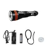 Aluminum Lightweight Escape Rescue Flashlight , 1200 Lumen Search And Rescue