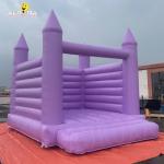 Inflatable Purple Bouncy Castle Custom Jumping Bouncer For Wedding