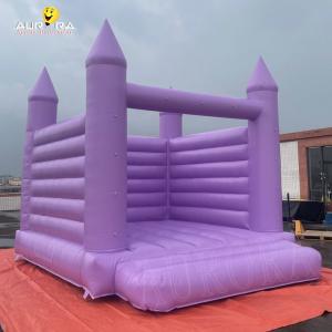 Quality Inflatable Purple Bouncy Castle Custom Jumping Bouncer For Wedding wholesale