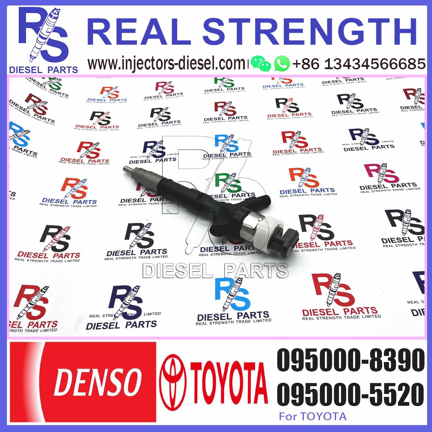 High Quality Diesel Fuel Injector Nozzle 23670-30280 Common Rail Injector 095000-8390
