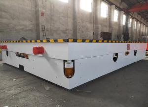 Quality Industrial Platform Material Transfer Cart , Railway Coil Cable Drum Load Transfer Trolley wholesale