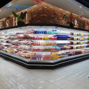 Quality 1200L Multideck Open Chiller Electronic Controller Commercial Refrigerator Display wholesale