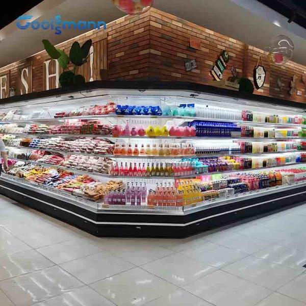 1200L Multideck Open Chiller Electronic Controller Commercial Refrigerator