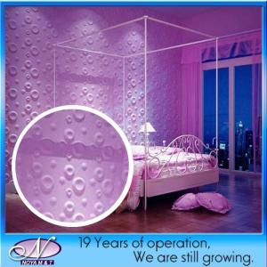 Quality 500mmx500mm Acoustic 3D PVC Panel for Bedroom Wall Decoration Customized Solution wholesale