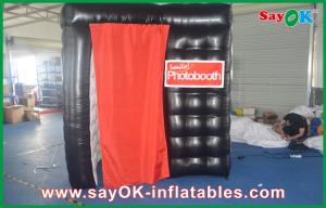 Photo Booth Enclosure Red Business Open Air Photo Booth Waterproof / Durable CE / UL