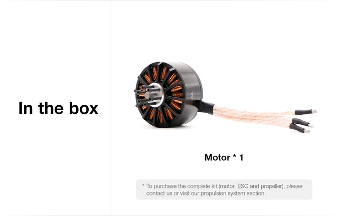12070 High Speed Brushless DC Electric Motor 41kg Thrust For Multirotor Heavy Lift Drone